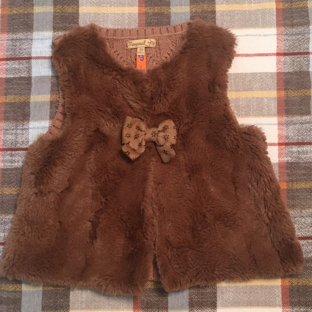 Mayoral Faux Fur Vest